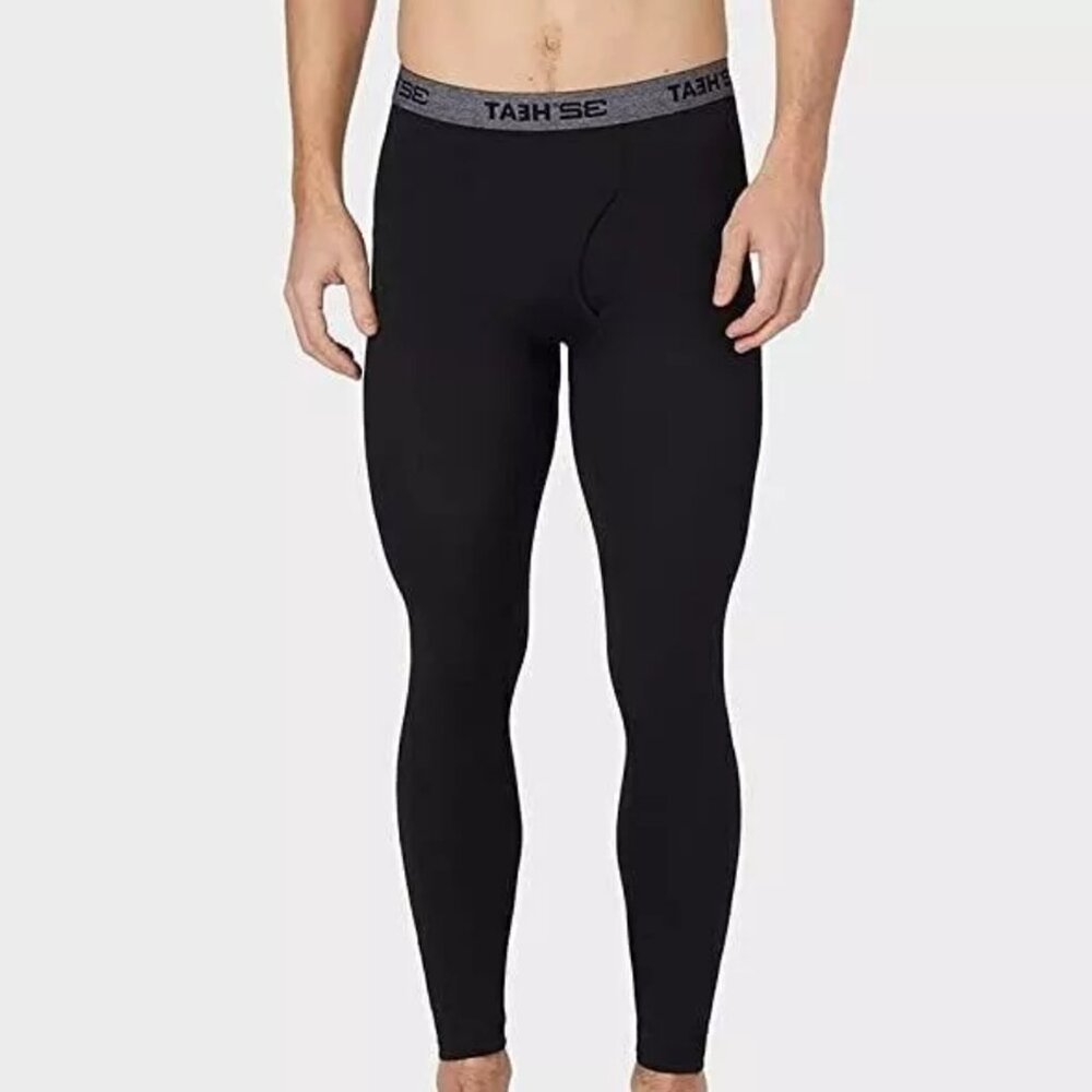 32 DEGREES Pantalones interiores térmicos de Hombre con Vellón para clima frío